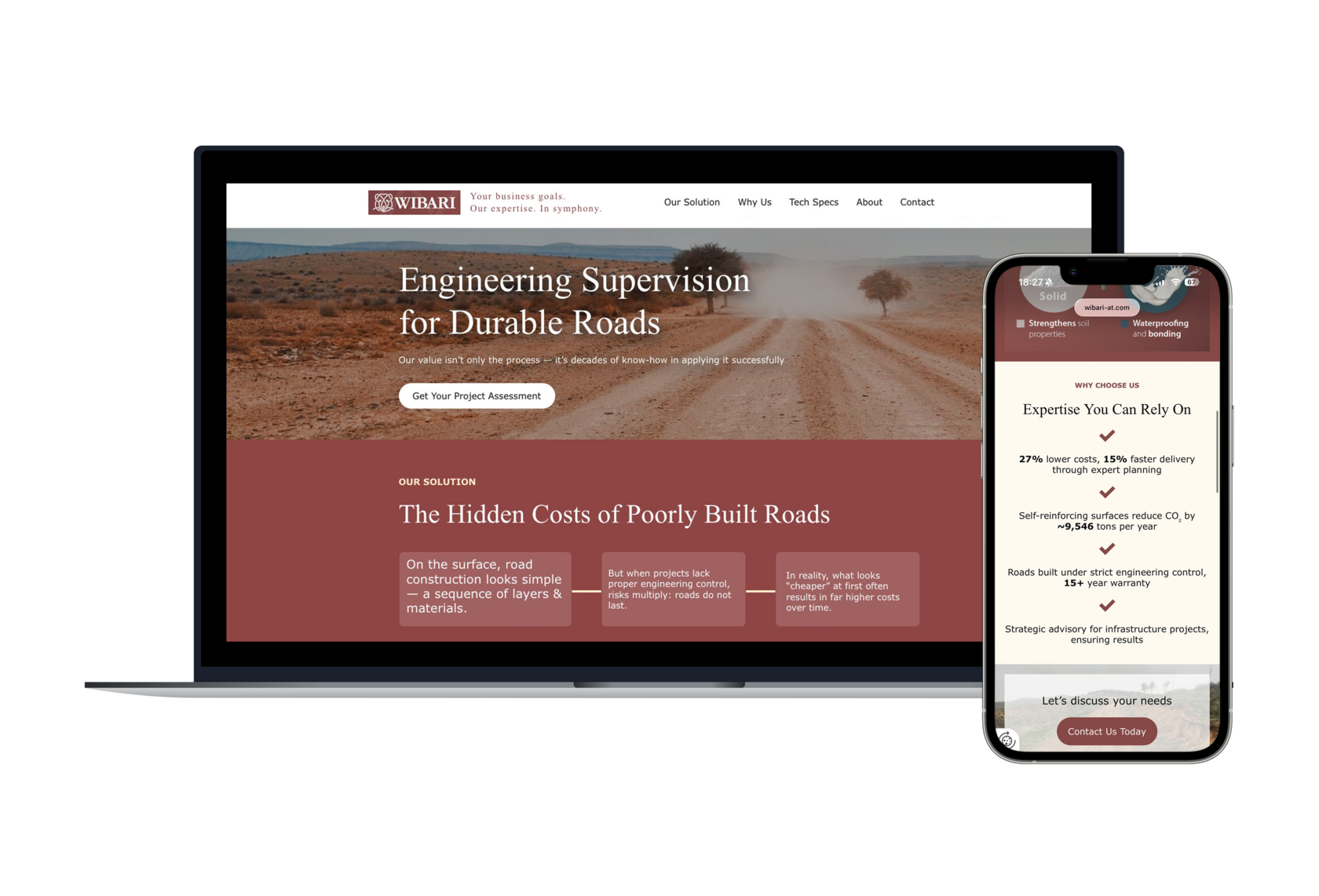 Web Refresh for a B2B Engineering Firm
